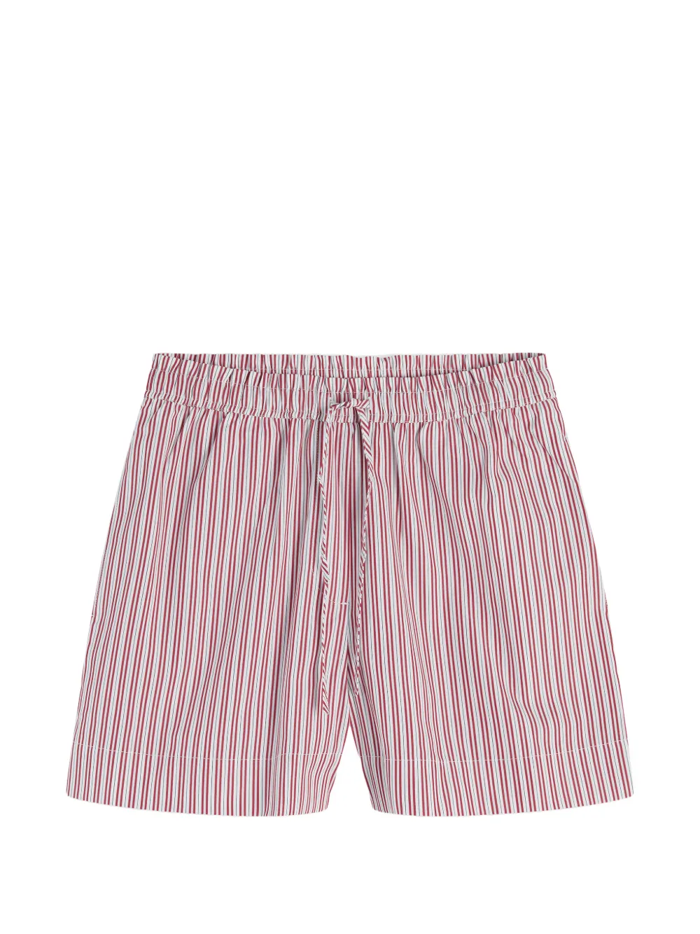 Tommy Hilfiger vertical-stripe drawstring shorts - Rot