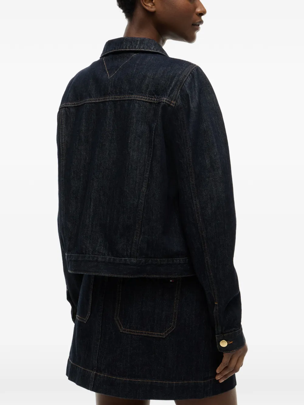 Tommy Hilfiger Button-up denim jack Blauw