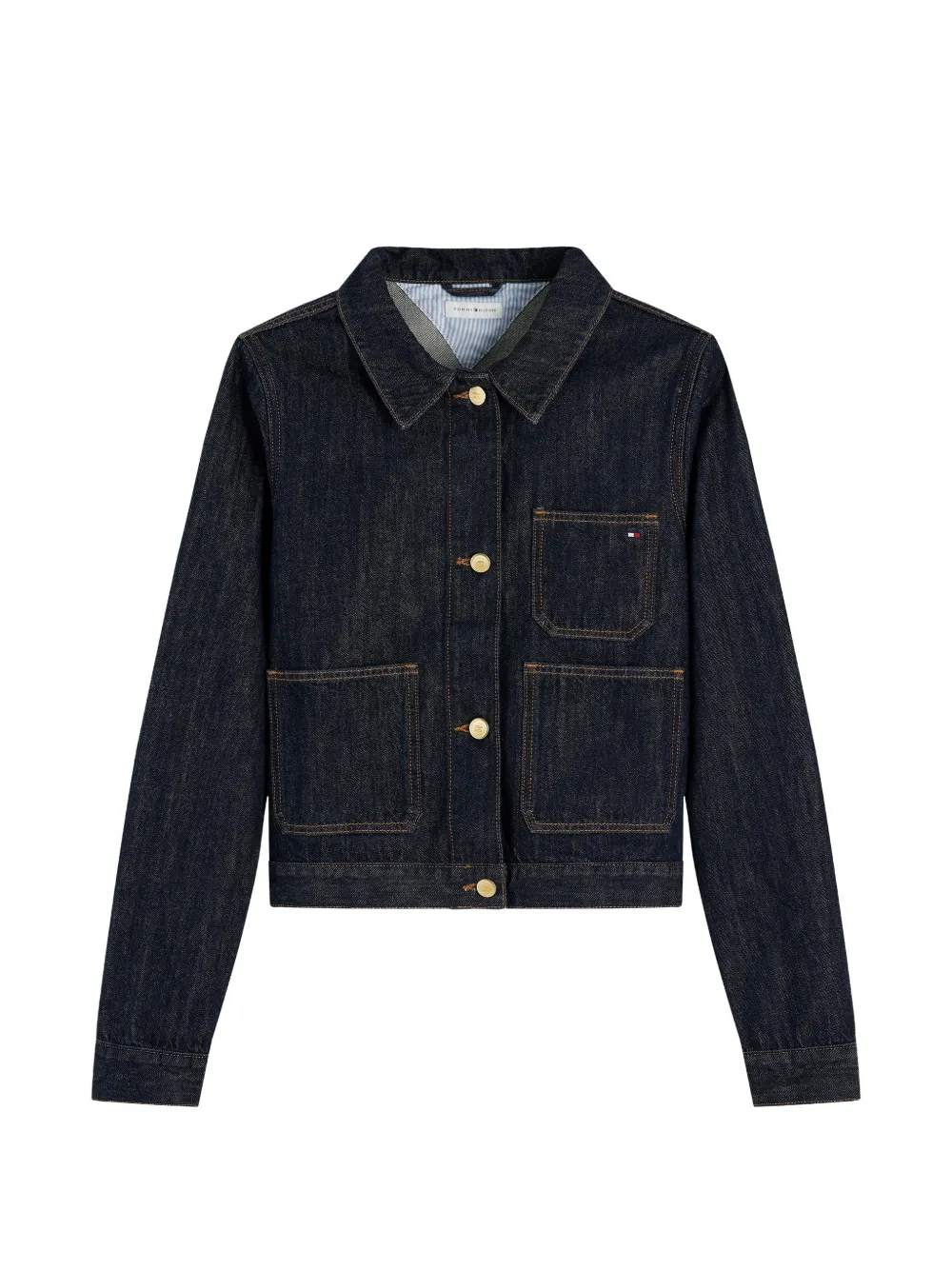 Tommy Hilfiger button-up denim jacket - Blu