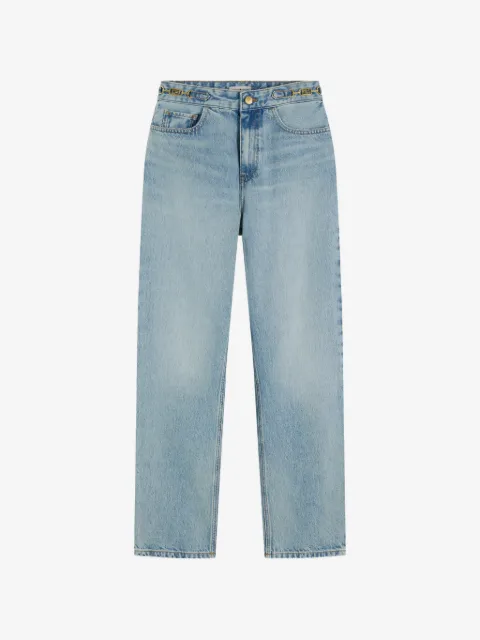 Tommy Hilfiger logo-plaque chain-link jeans