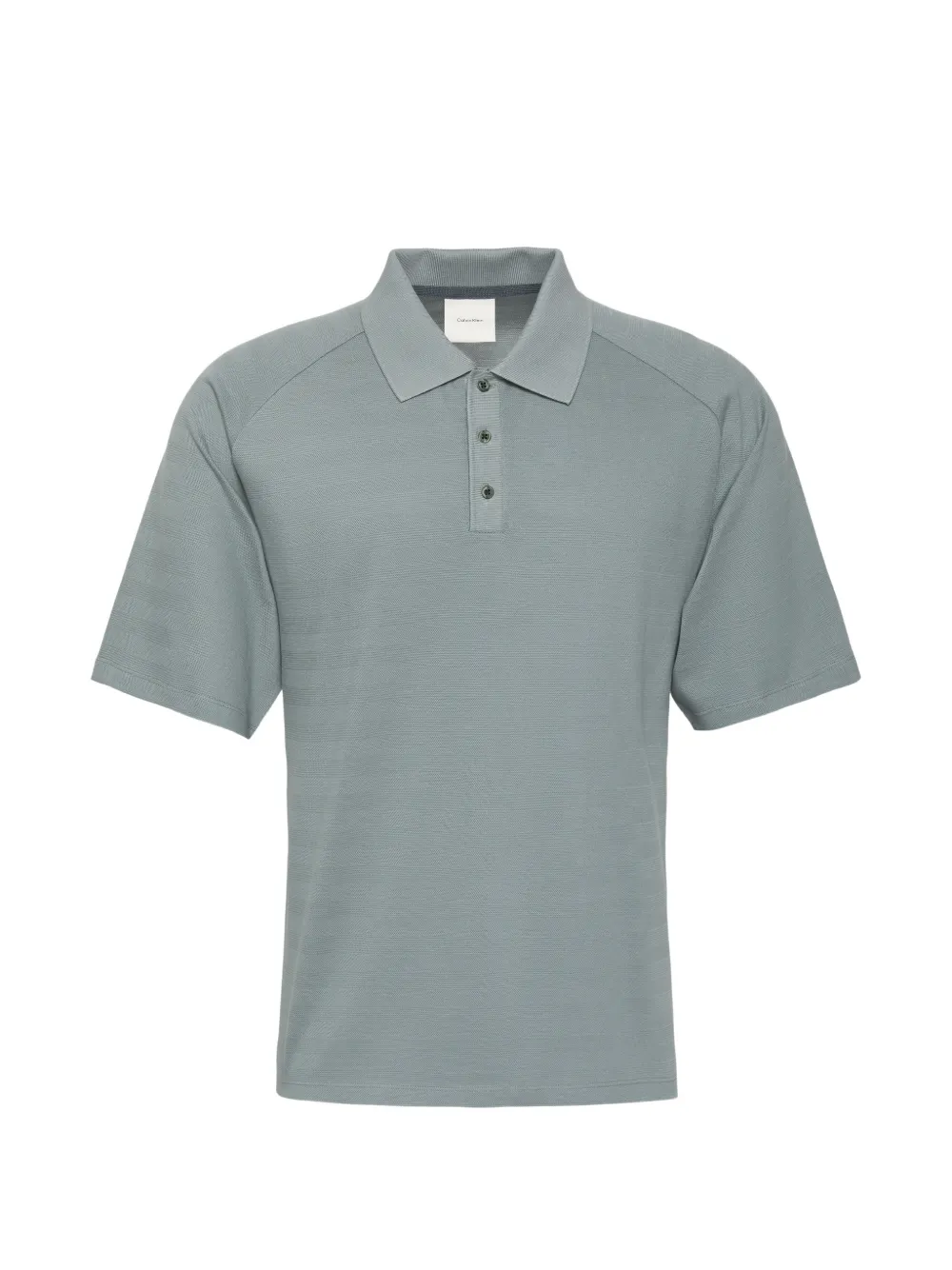 Calvin Klein raglan-sleeve polo shirt - Blu