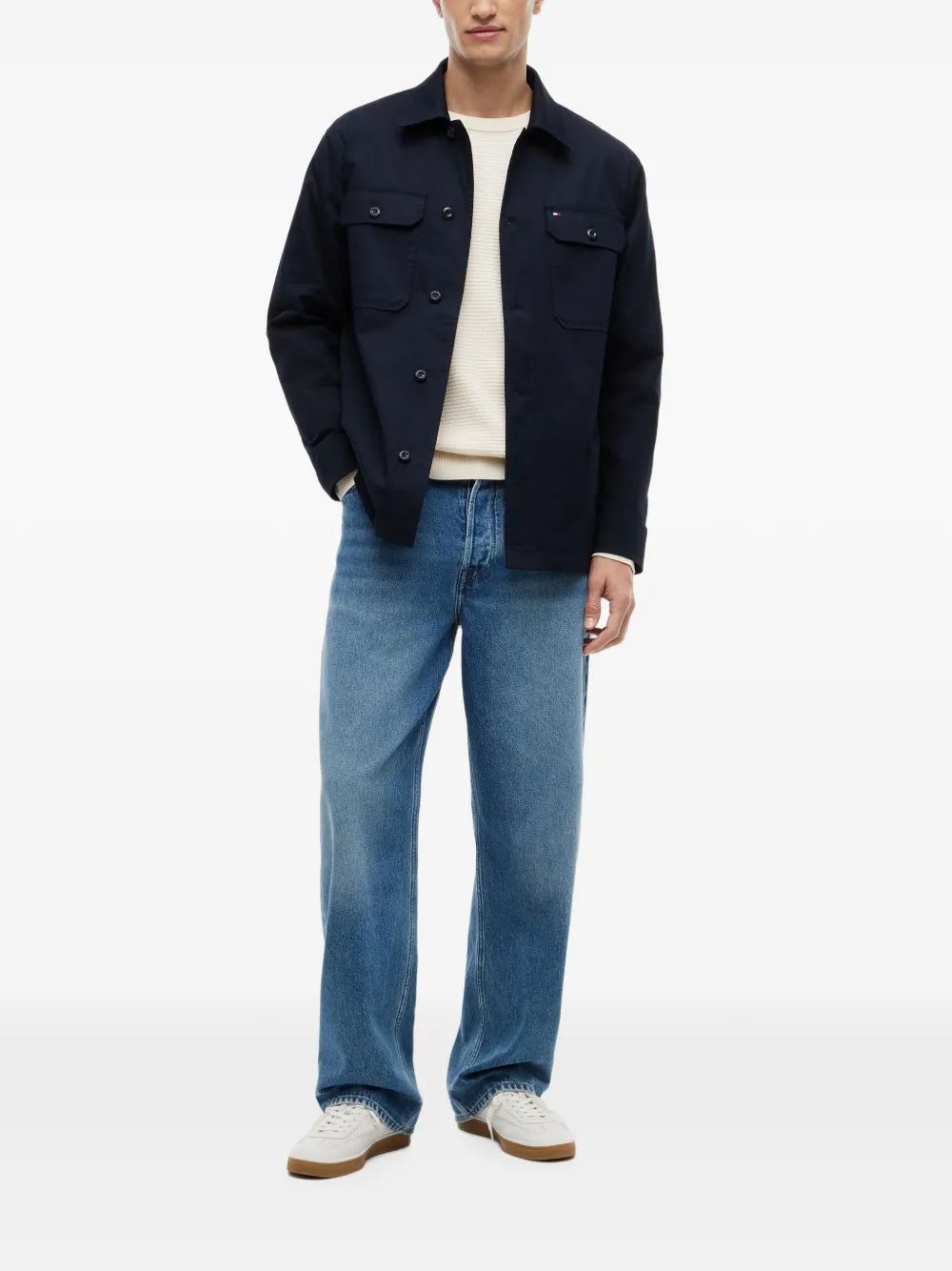 Tommy Hilfiger Jack met logopatch Blauw