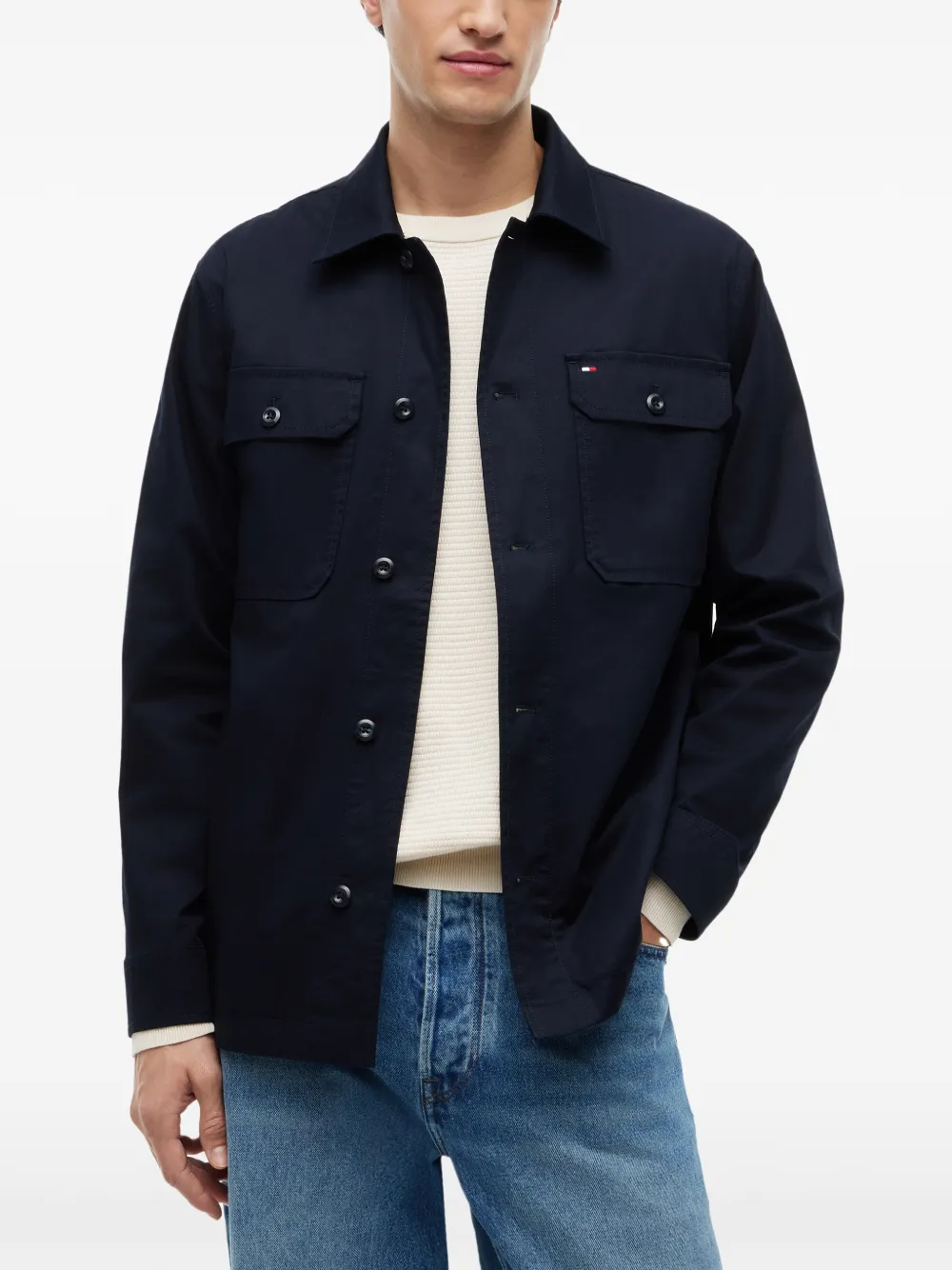 Tommy Hilfiger Jack met logopatch Blauw