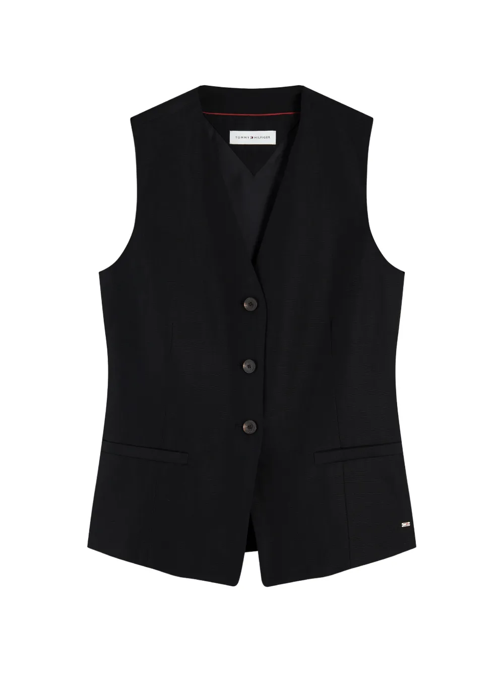 Tommy Hilfiger V-neck waistcoat - Schwarz