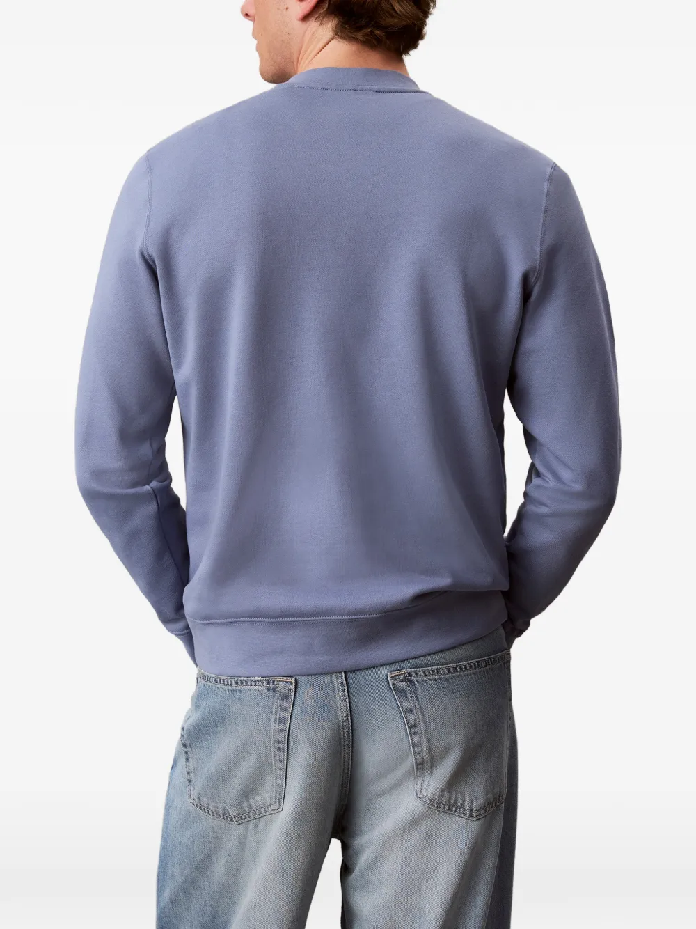 Calvin Klein Trui met geborduurd logo Blauw