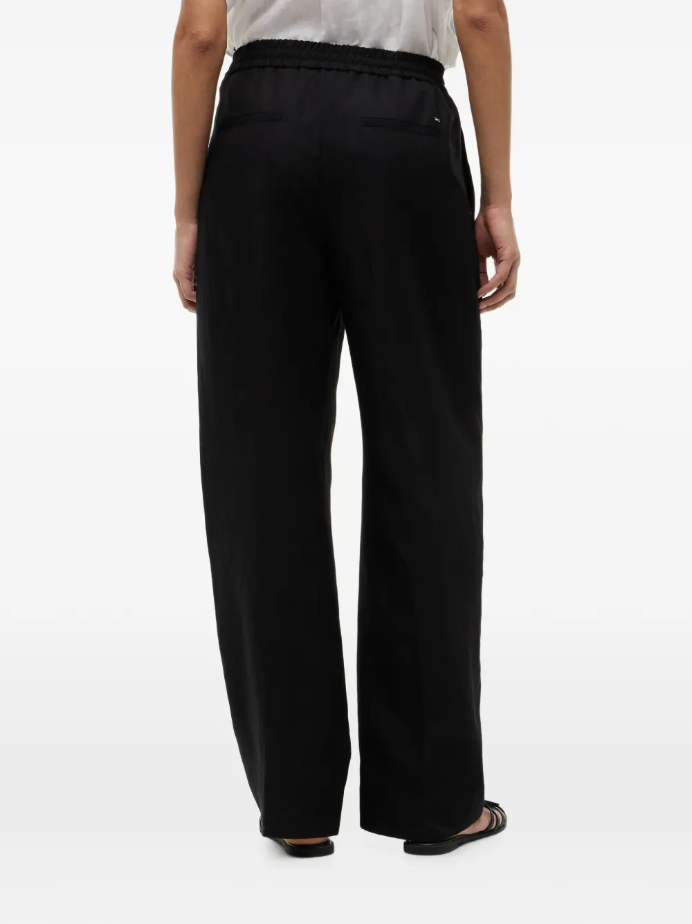 Tommy Hilfiger Broek met elastische tailleband Zwart
