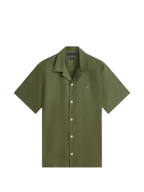 Tommy Hilfiger short-sleeve logo-patch shirt