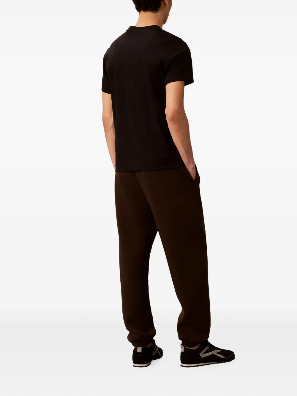 Calvin Klein Trainingsbroek met elastische taille Bruin