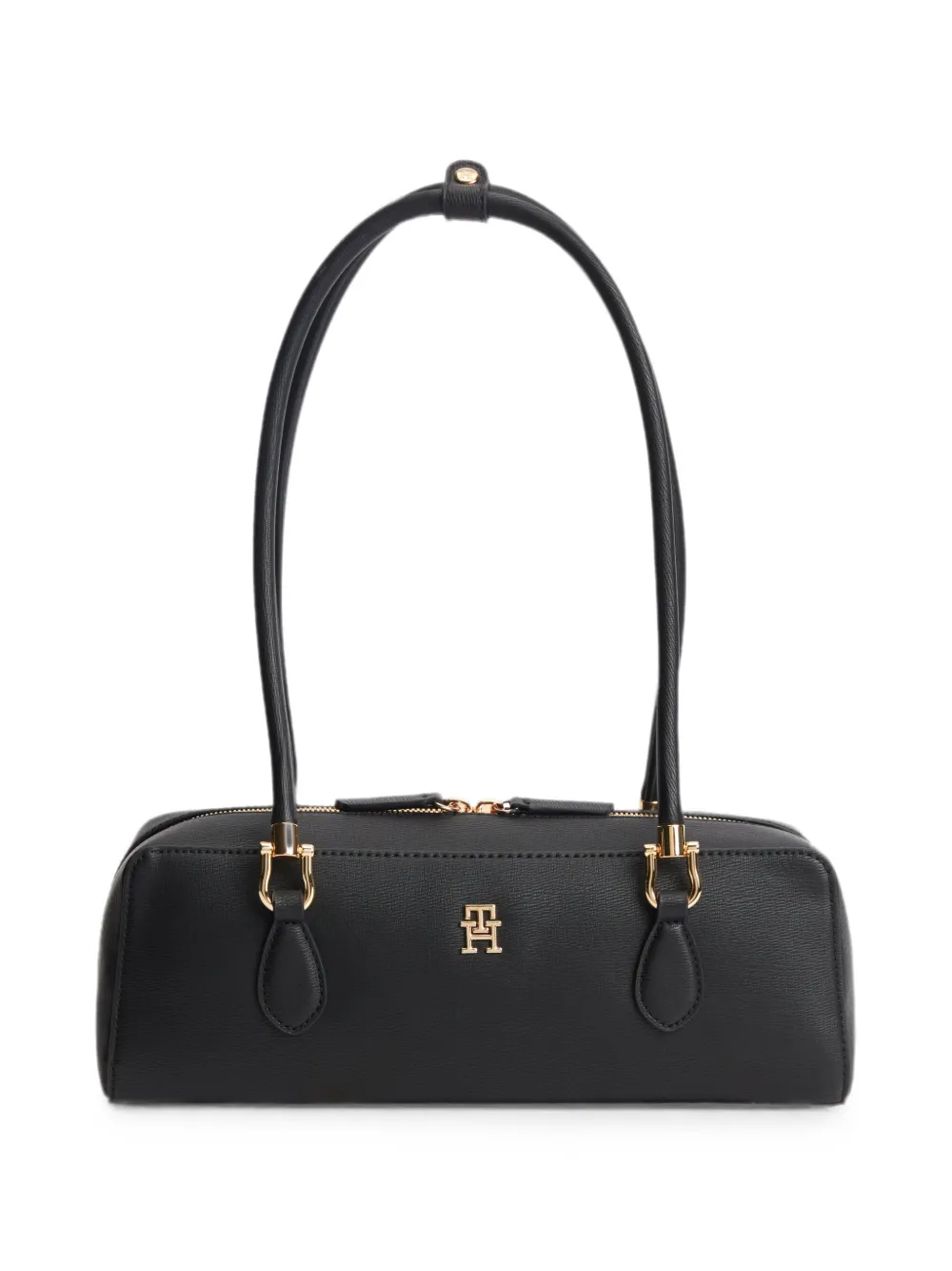 Tommy Hilfiger logo-plaque shoulder bag - Schwarz