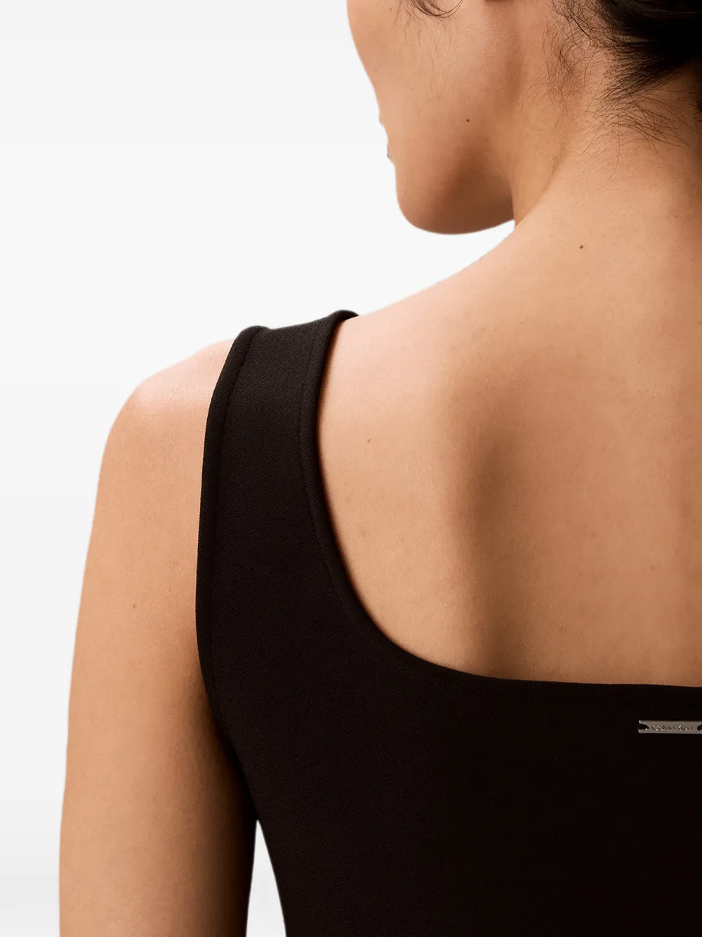 Calvin Klein Mouwloze top met rits Zwart