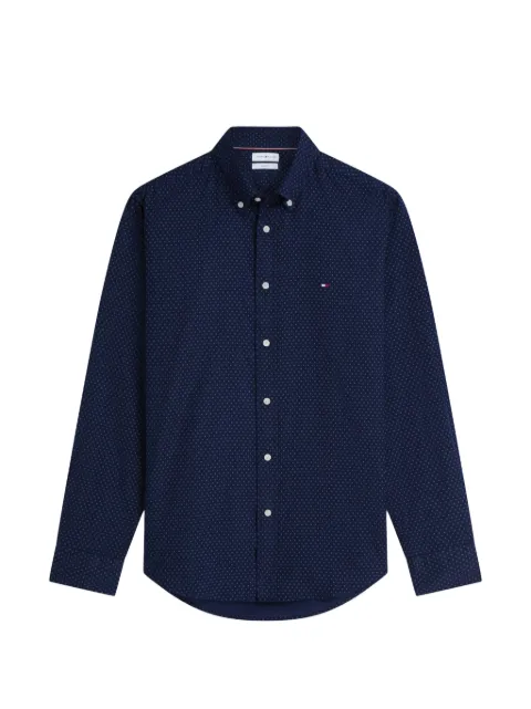 Tommy Hilfiger micro-print button-down shirt
