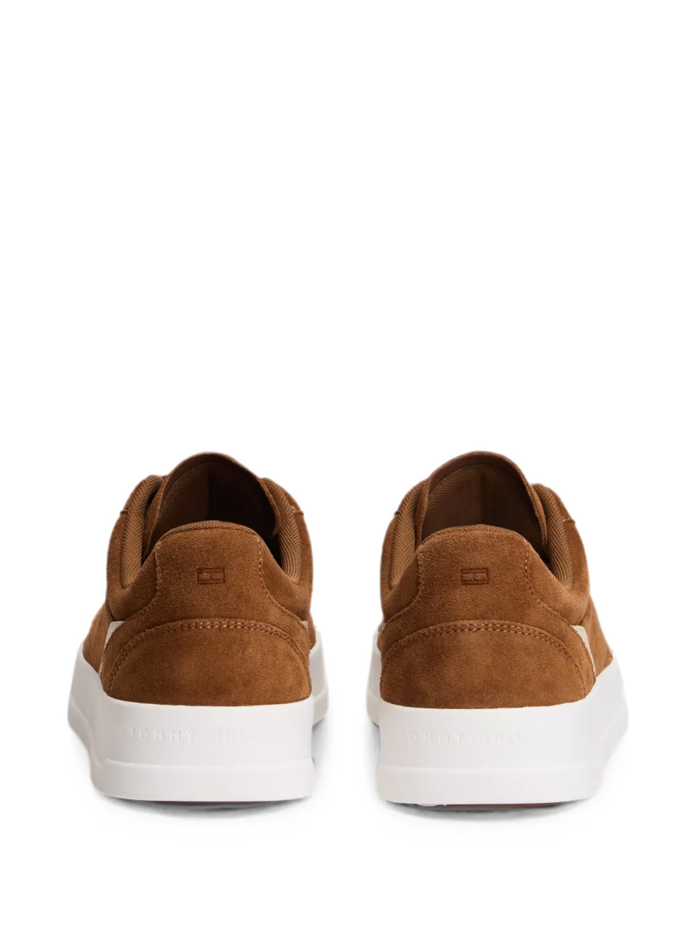 Tommy Hilfiger suede low-top sneakers Bruin