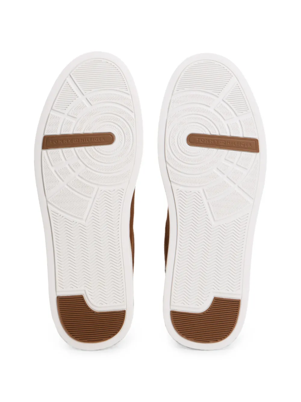 Tommy Hilfiger suede low-top sneakers Bruin