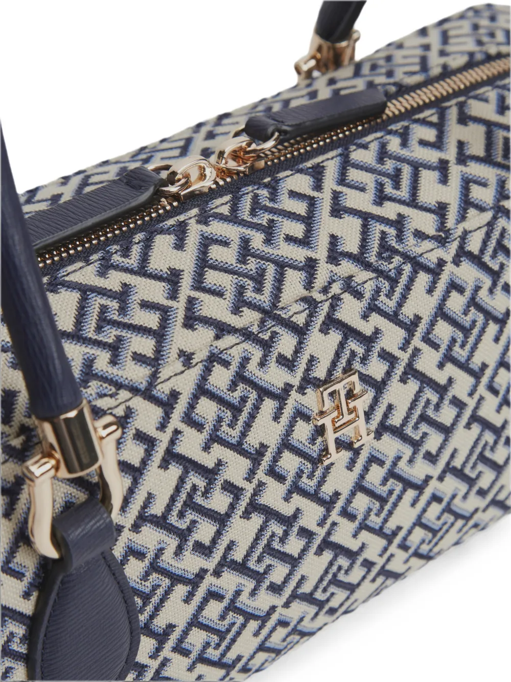 Tommy Hilfiger Schoudertas met monogram-print Blauw
