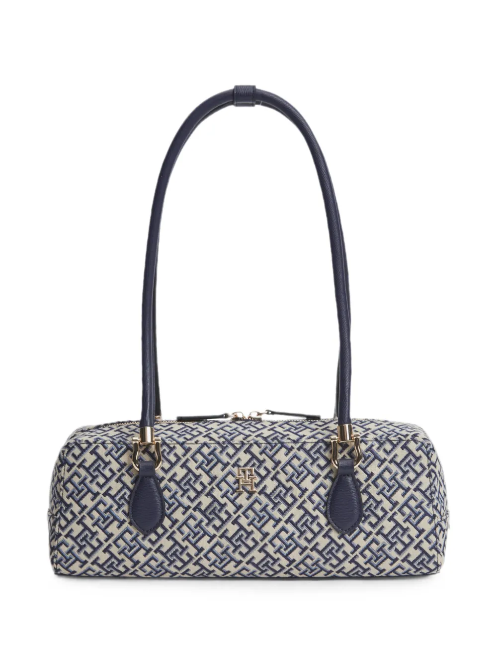 Tommy Hilfiger monogram-pattern shoulder bag - Blu