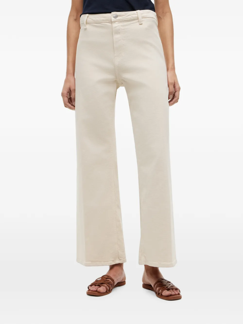 Tommy Hilfiger Jeans met logopatch Beige