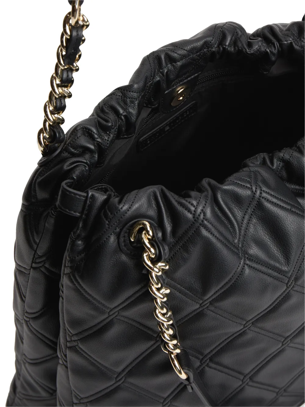 Tommy Hilfiger Gewatteerde shopper Zwart
