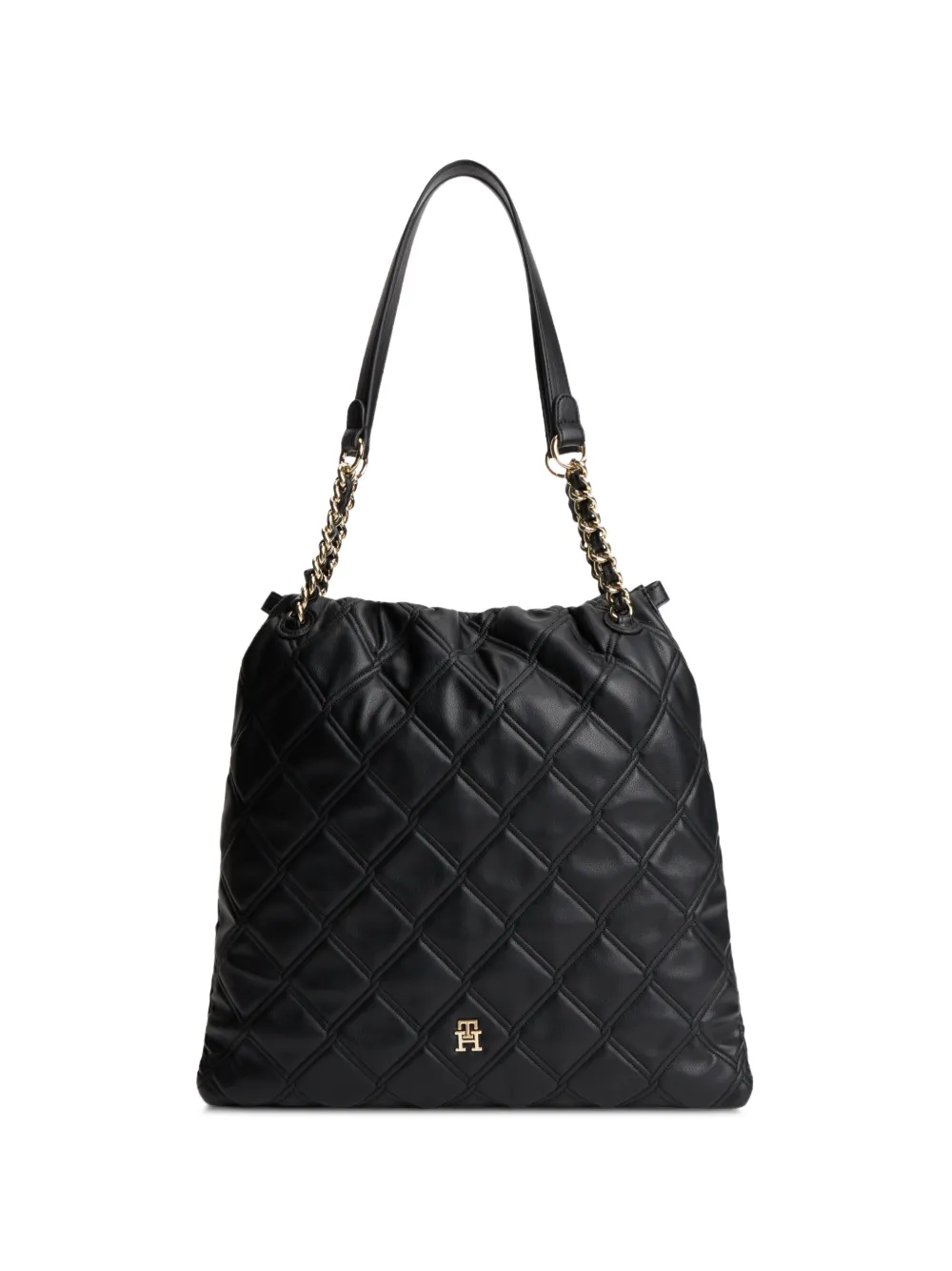Tommy Hilfiger quilted tote bag - Nero