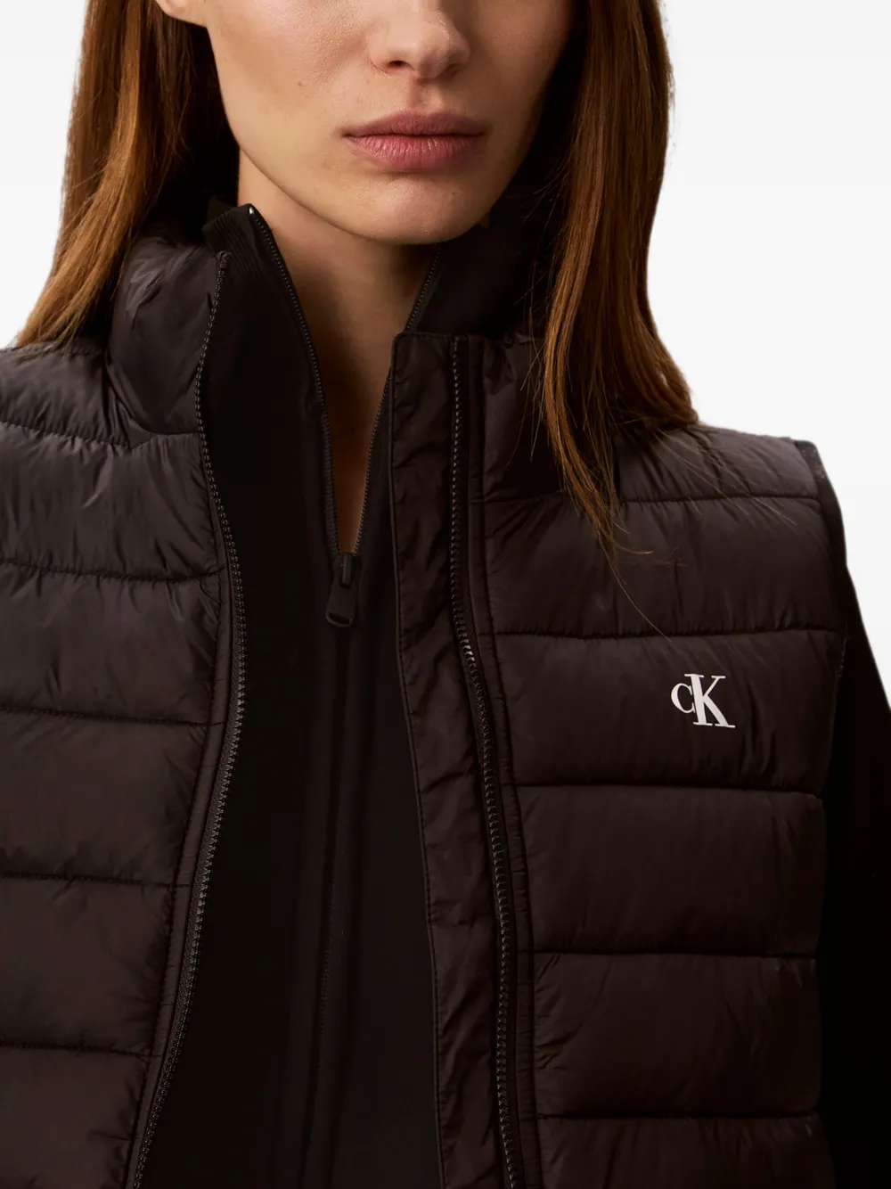 Calvin Klein Gewatteerde bodywarmer Zwart
