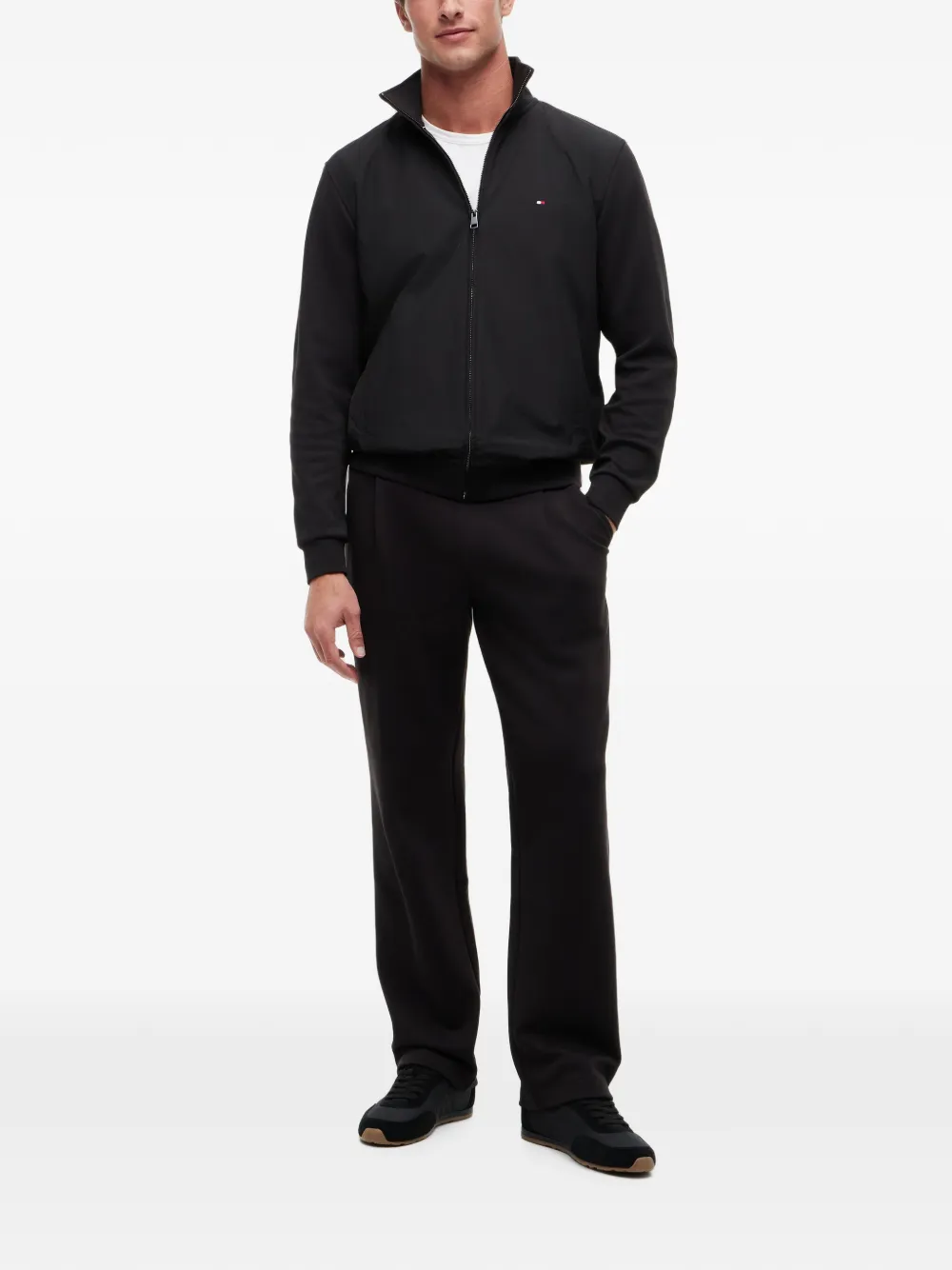 Tommy Hilfiger Trainingsbroek met logo-detail Zwart