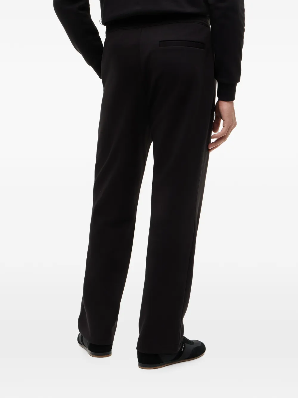 Tommy Hilfiger Trainingsbroek met logo-detail Zwart