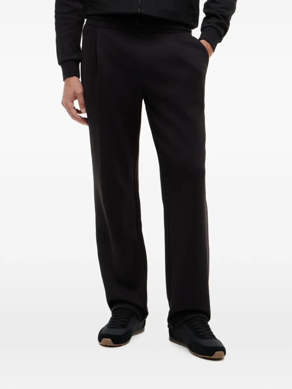 Tommy Hilfiger Trainingsbroek met logo-detail Zwart