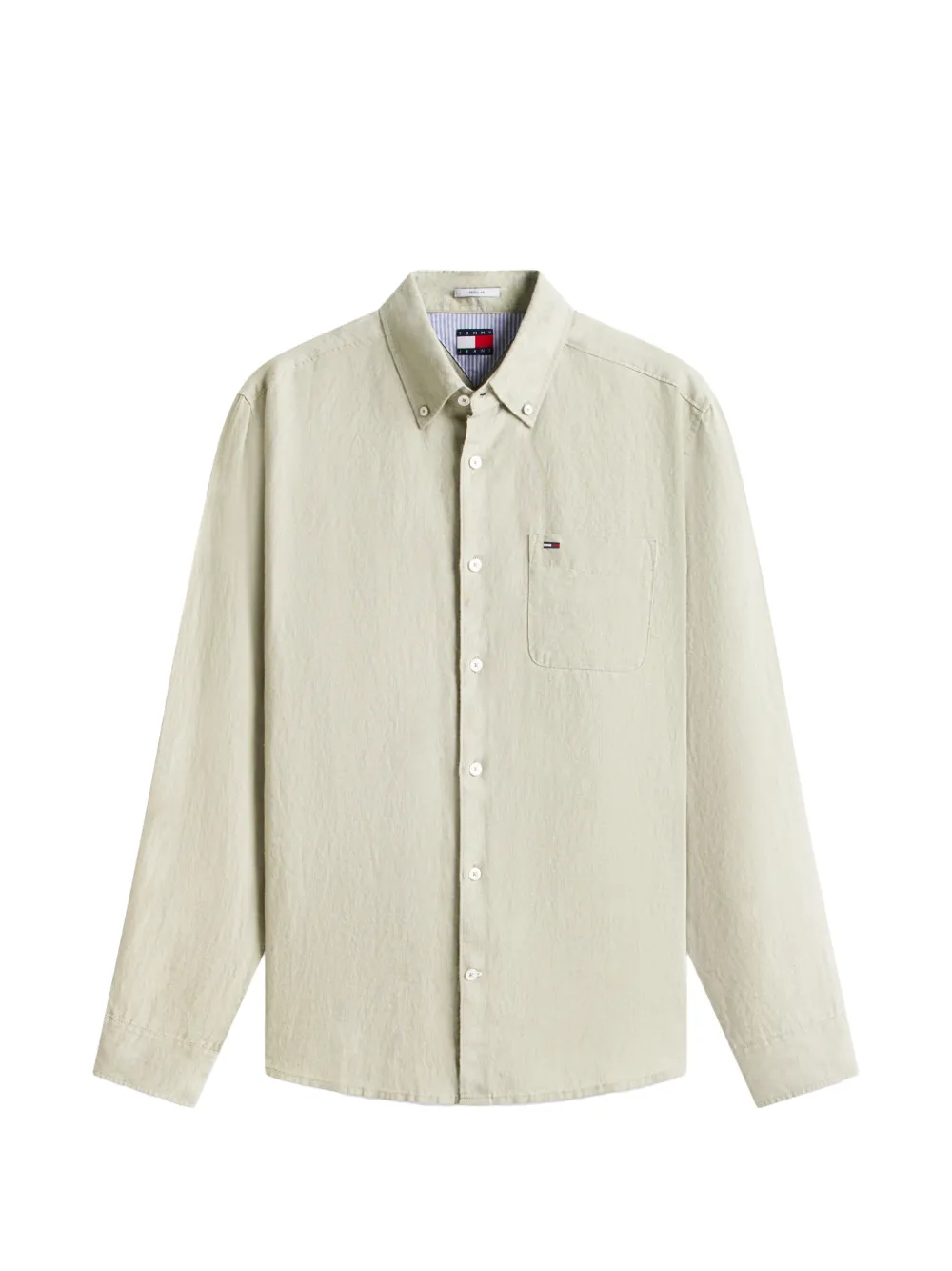 Tommy Hilfiger button-down chest-pocket shirt - Nude