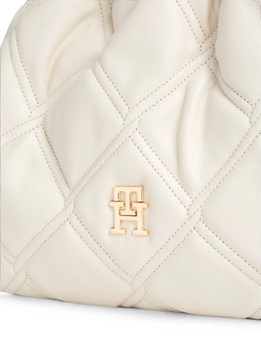Tommy Hilfiger Crossbodytas met gewatteerd effect Wit