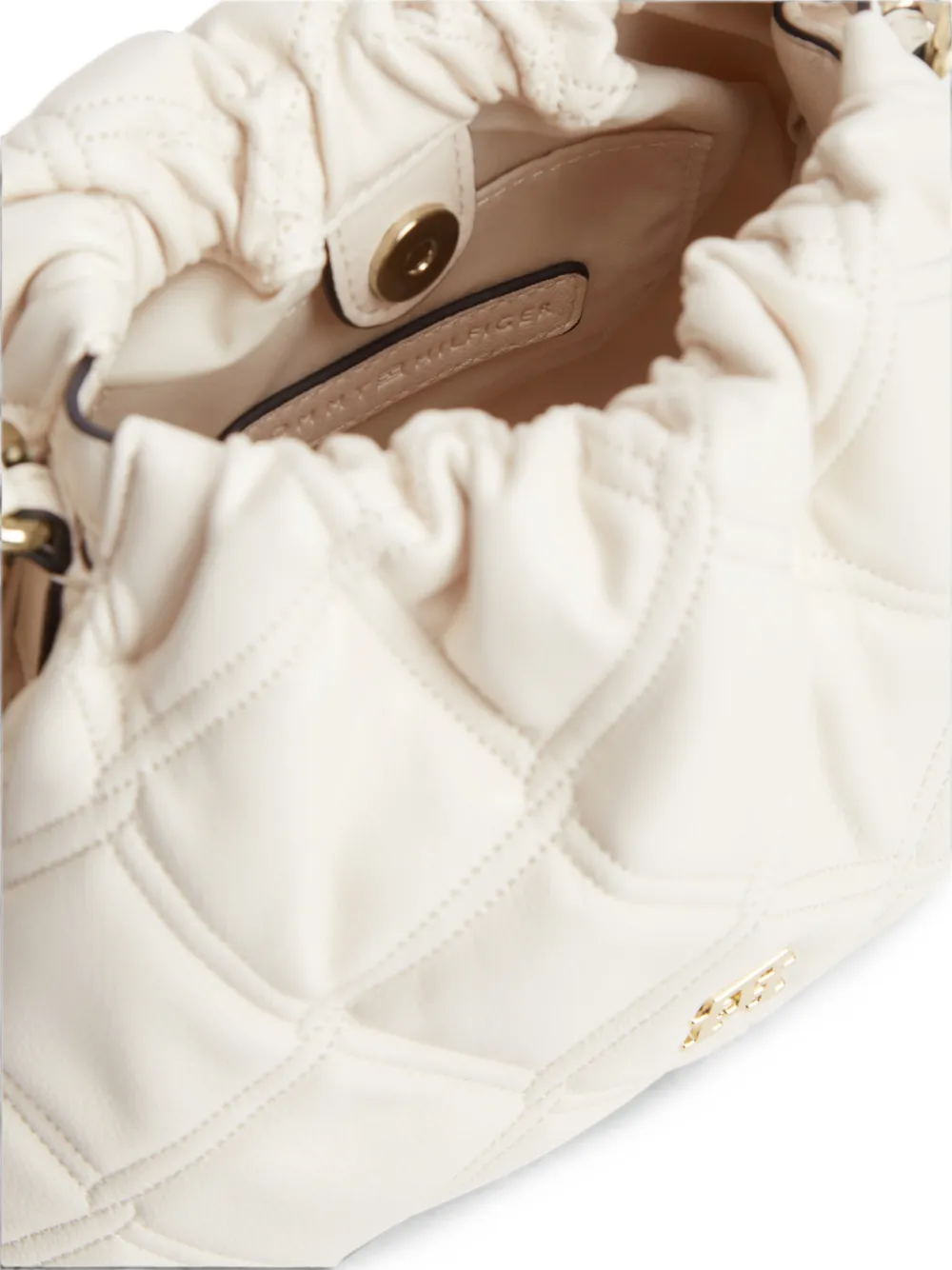 Tommy Hilfiger Crossbodytas met gewatteerd effect Wit