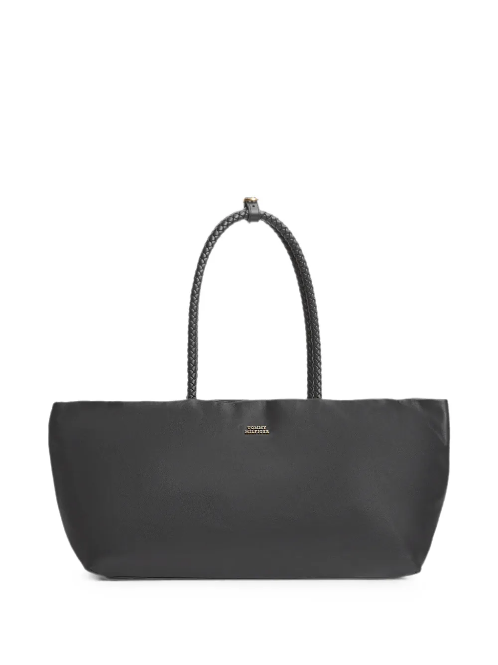 Tommy Hilfiger braided-handle shoulder bag - Black
