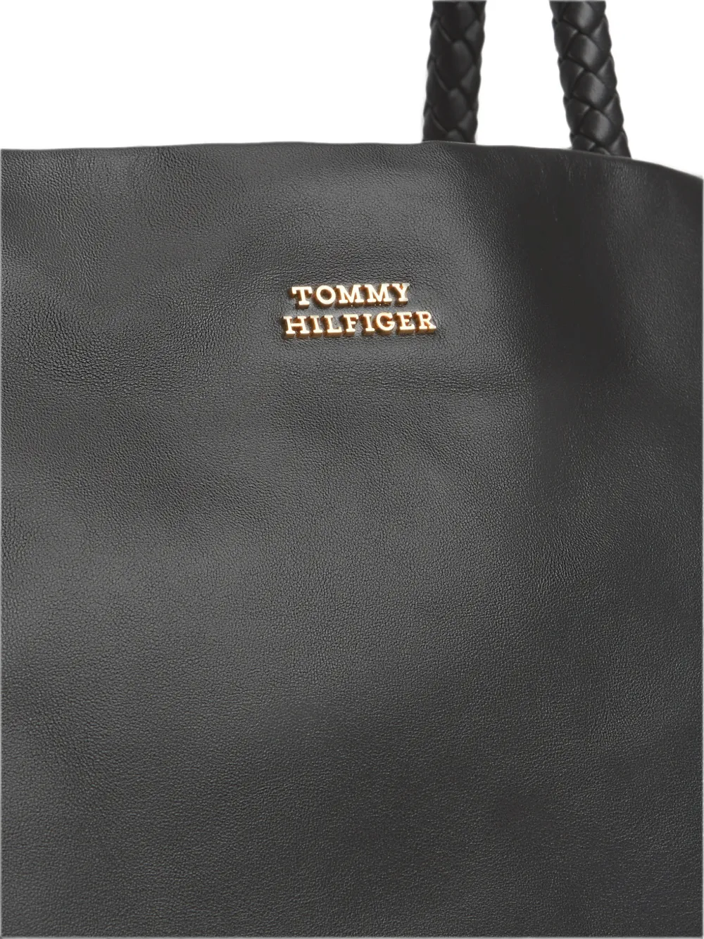 Tommy Hilfiger Schoudertas met gevlochten handgreep Zwart