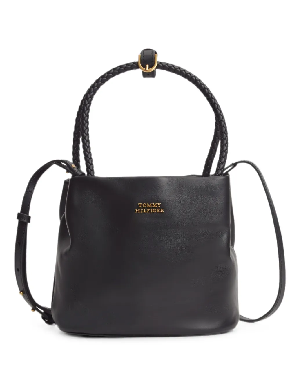 Tommy Hilfiger braided-handle shoulder bag - Schwarz