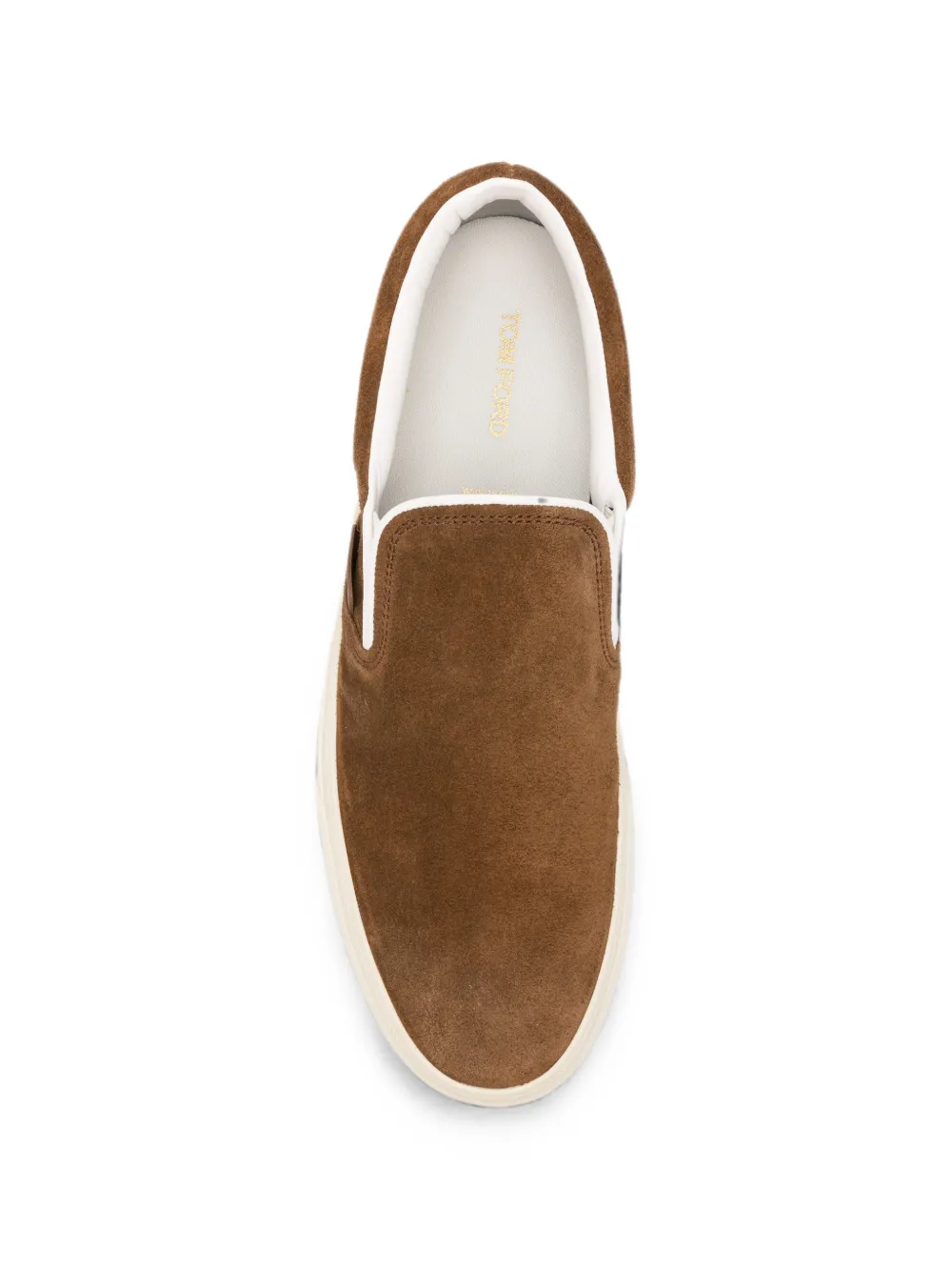 TOM FORD round-toe slip-on loafers Bruin