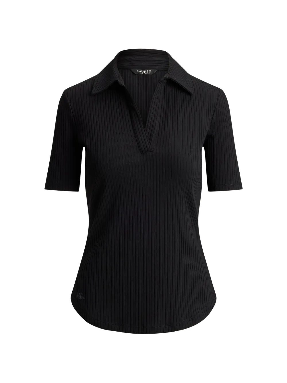 Lauren Ralph Lauren T-shirt a coste - Nero