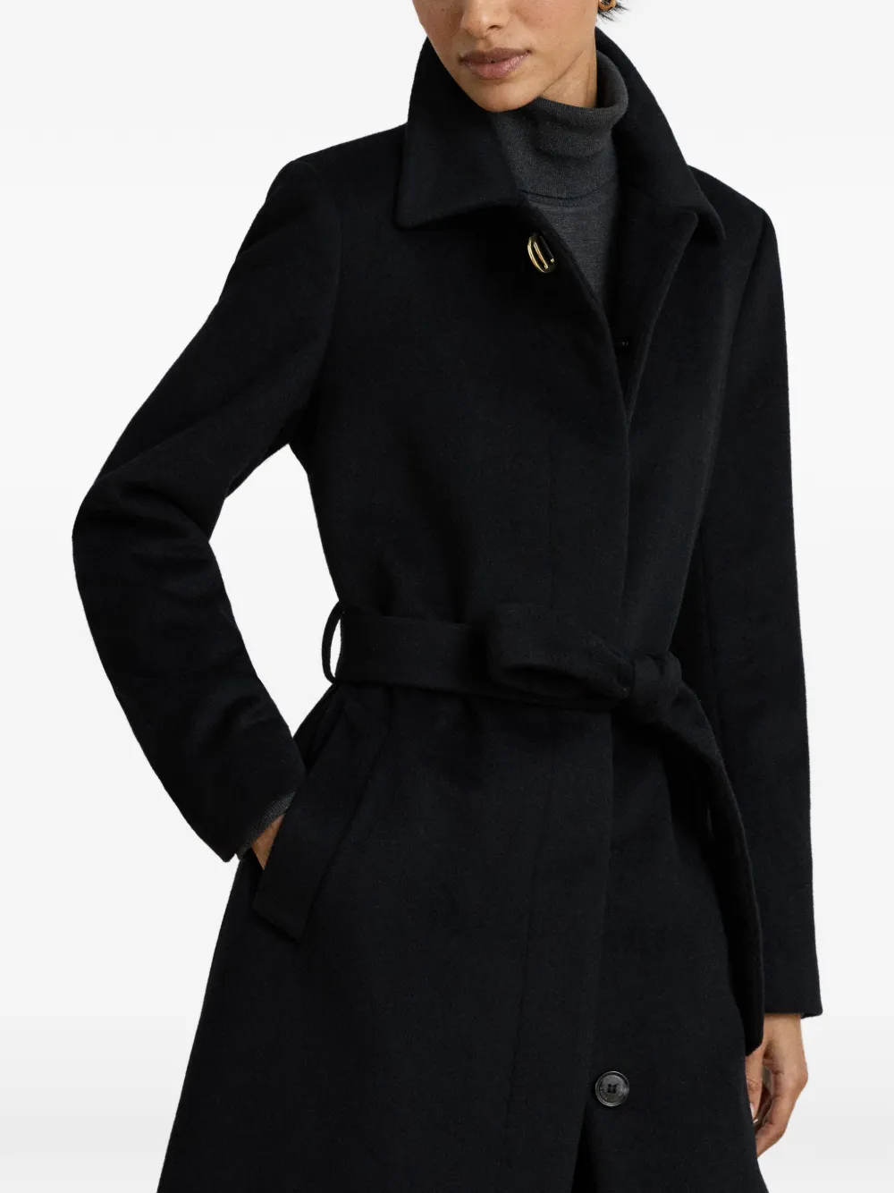 Lauren Ralph Lauren Jas met ceintuur Zwart