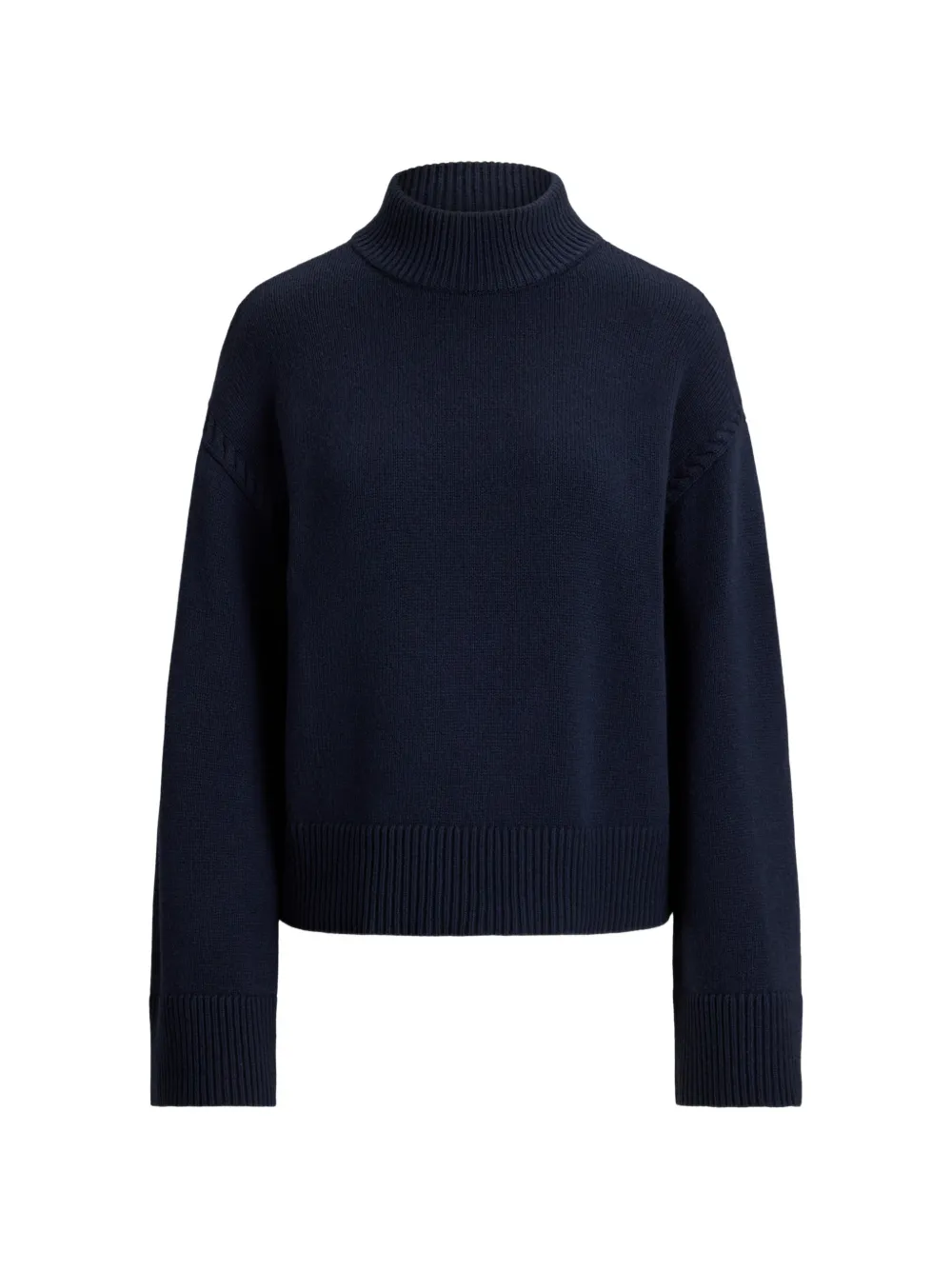 Lauren Ralph Lauren Maglione con collo rialzato - Blu