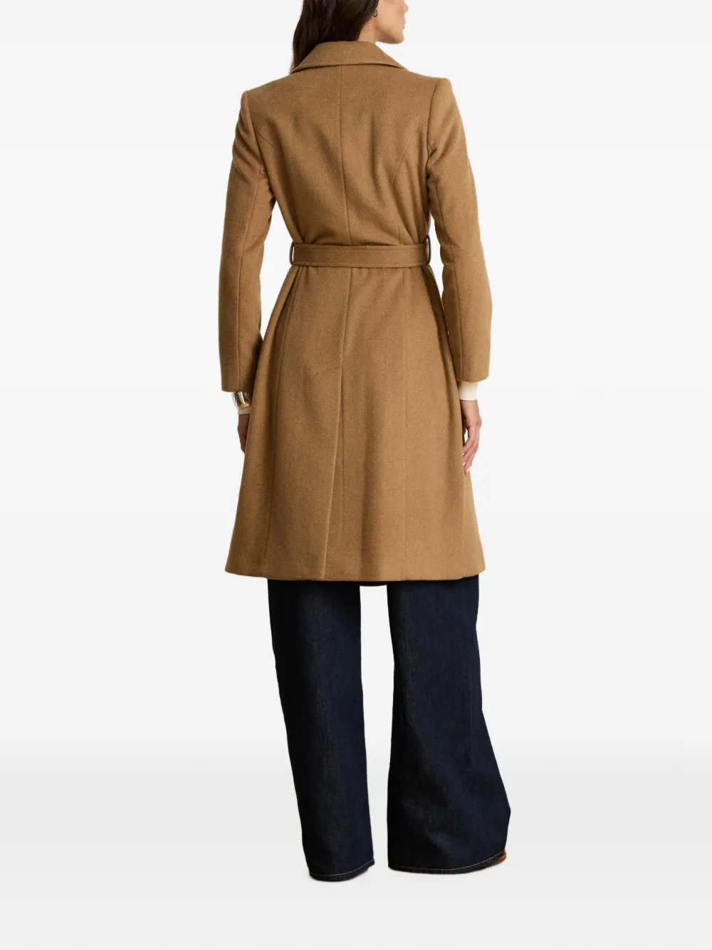 Lauren Ralph Lauren Wikkeljas met ceintuur Bruin