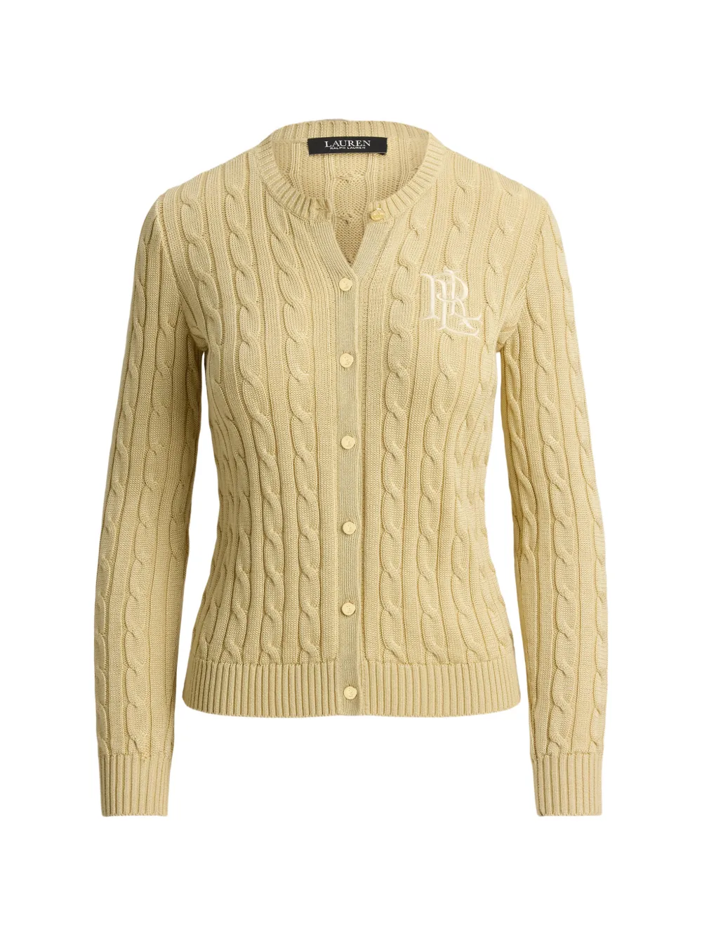Lauren Ralph Lauren Cardigan con ricamo - Giallo