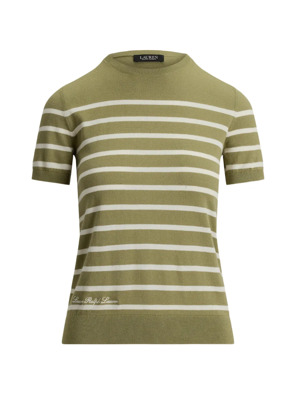 Lauren Ralph Lauren T-shirt a righe - Verde