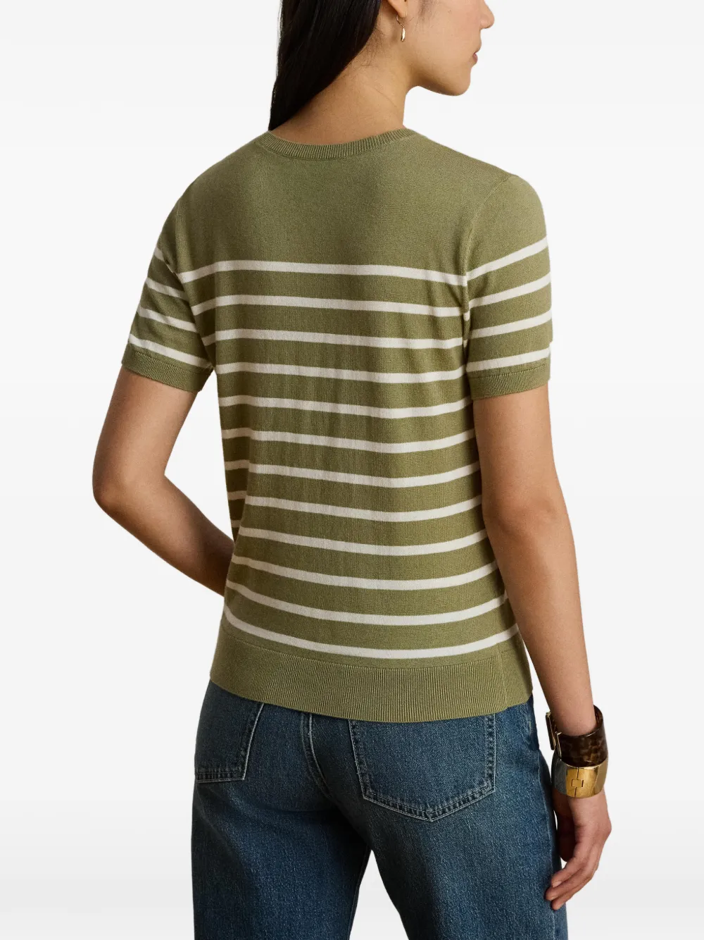 Lauren Ralph Lauren Gestreept T-shirt Groen