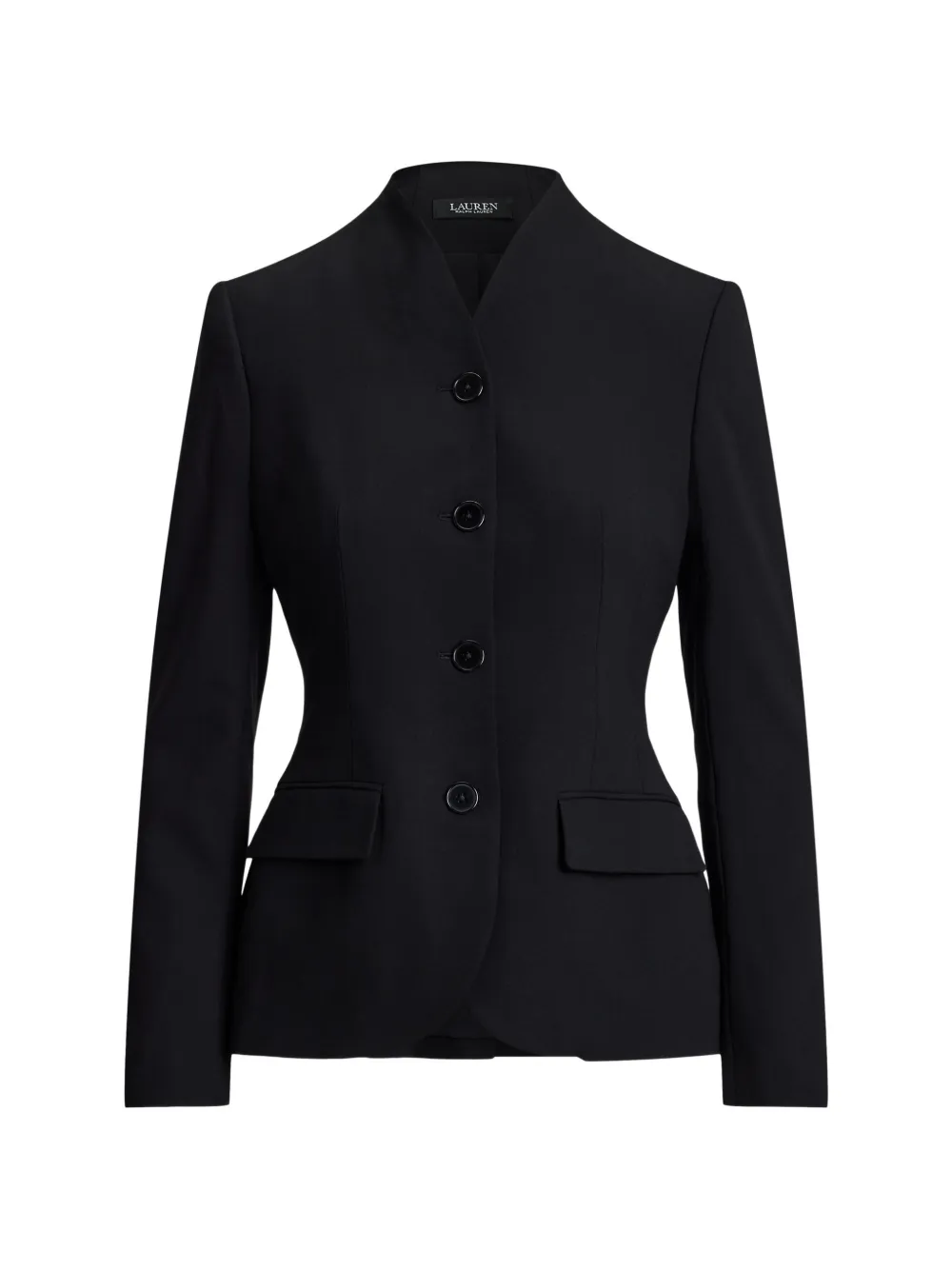 Lauren Ralph Lauren Giacca monopetto senza colletto 2009 - Nero
