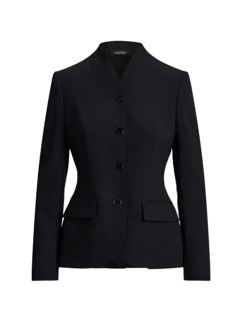 Lauren Ralph Lauren collarless single-breasted jacket