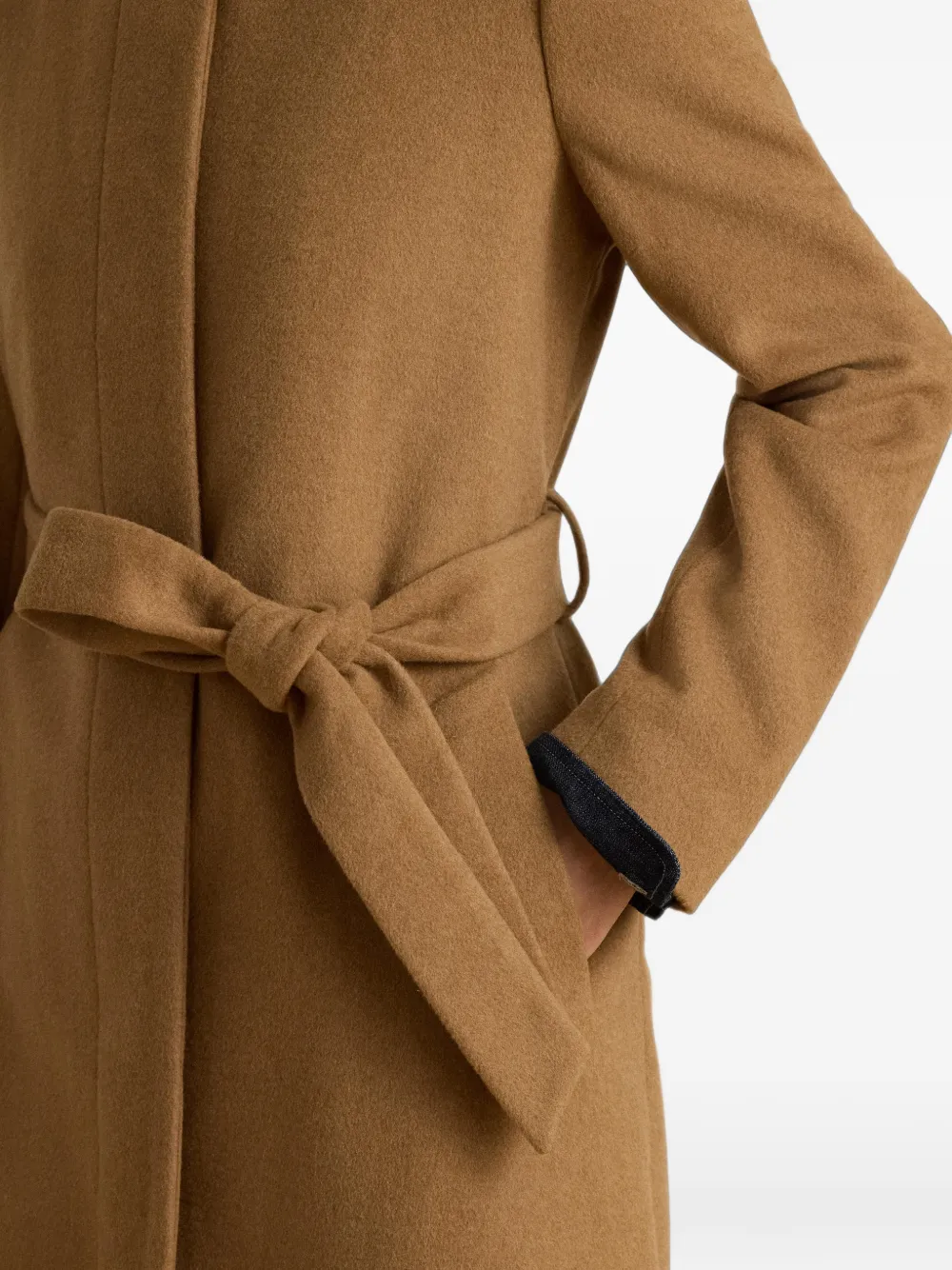 Lauren Ralph Lauren Jas met ceintuur Beige
