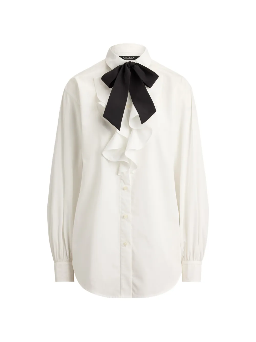 Lauren Ralph Lauren Saloma ruffled bow-detail shirt