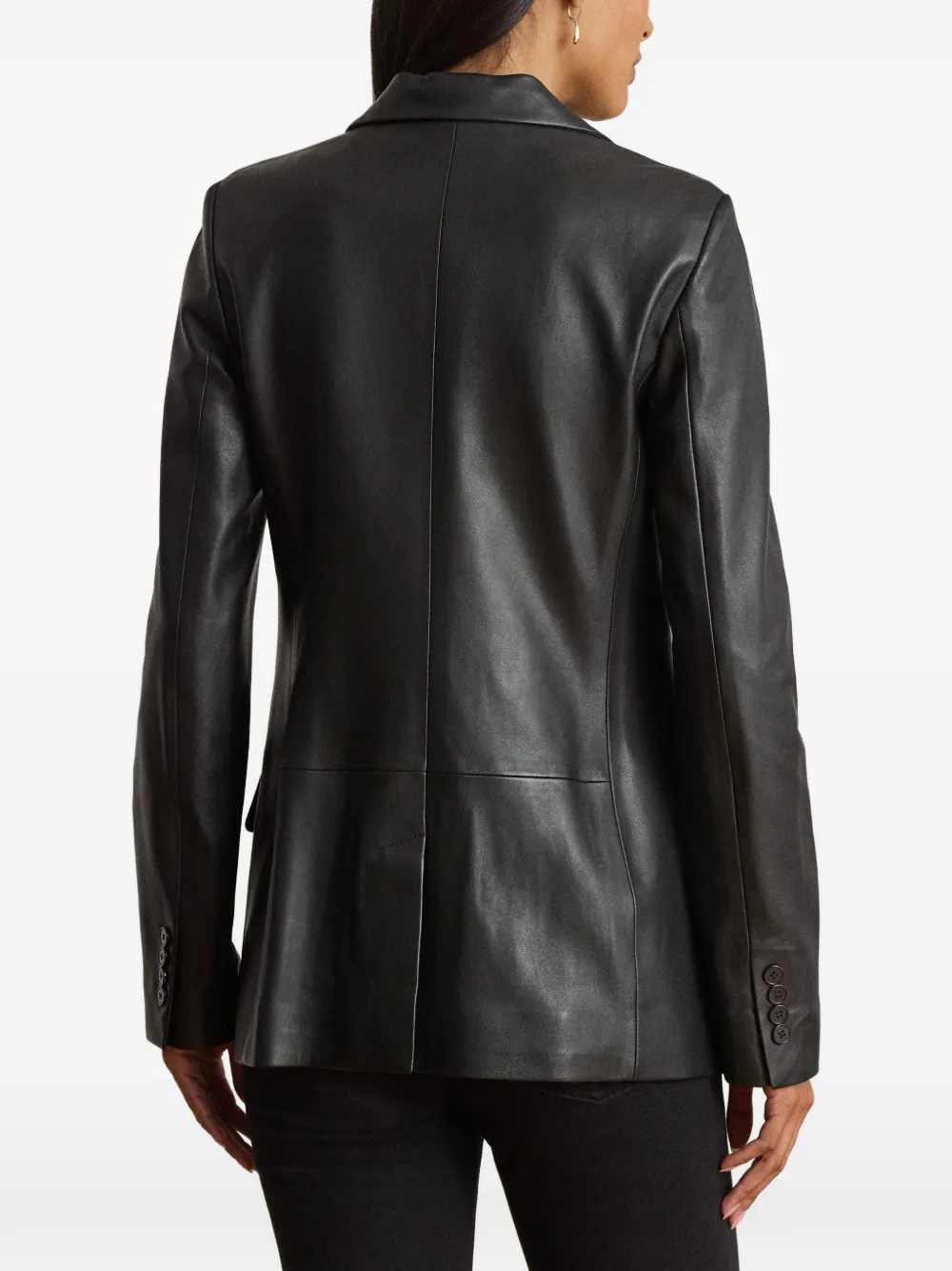 Lauren Ralph Lauren Blazer met enkele rij knopen Zwart