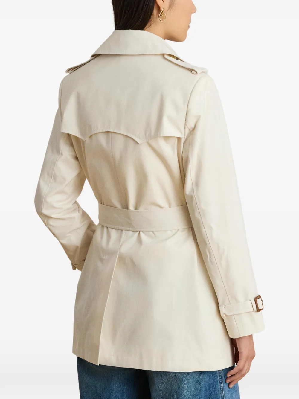 Ralph Lauren トレンチコート ベルテッド Lauren Ralph Lauren ベルテッド ダブルトレンチコート | ニュートラル