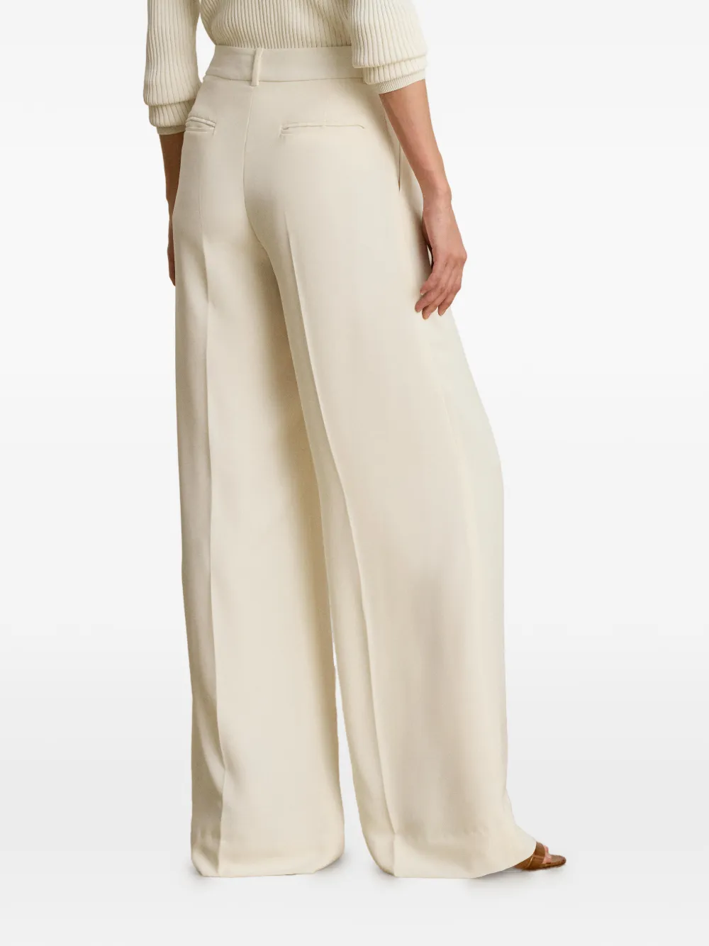 Lauren Ralph Lauren Georgette broek Beige