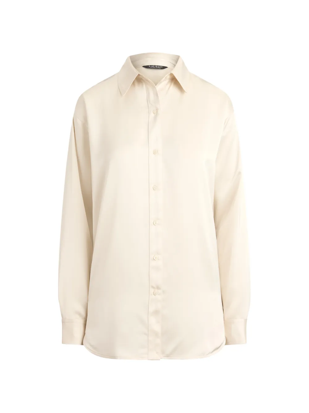 Lauren Ralph Lauren Kotta Hemd mit Satin-Finish - Nude