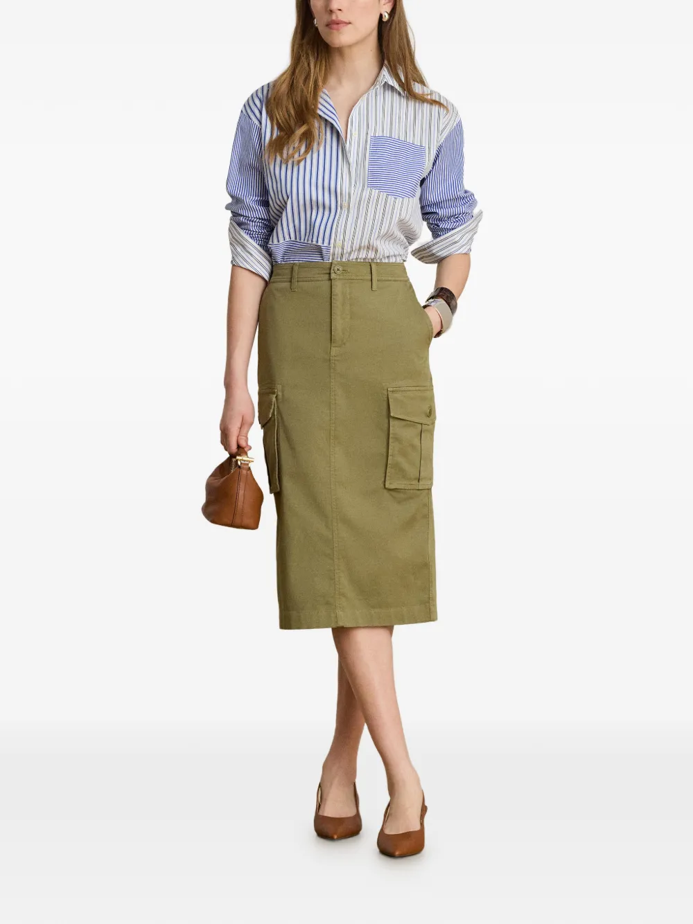 Lauren Ralph Lauren Gestreepte blouse met patroon Blauw