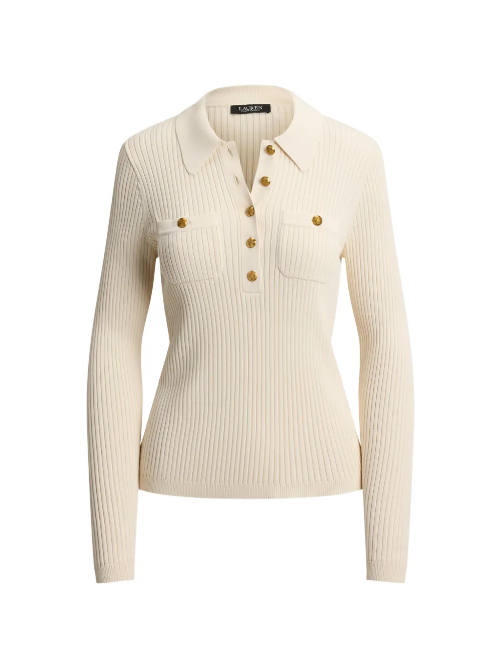 Lauren Ralph Lauren Maglione a coste - Toni neutri